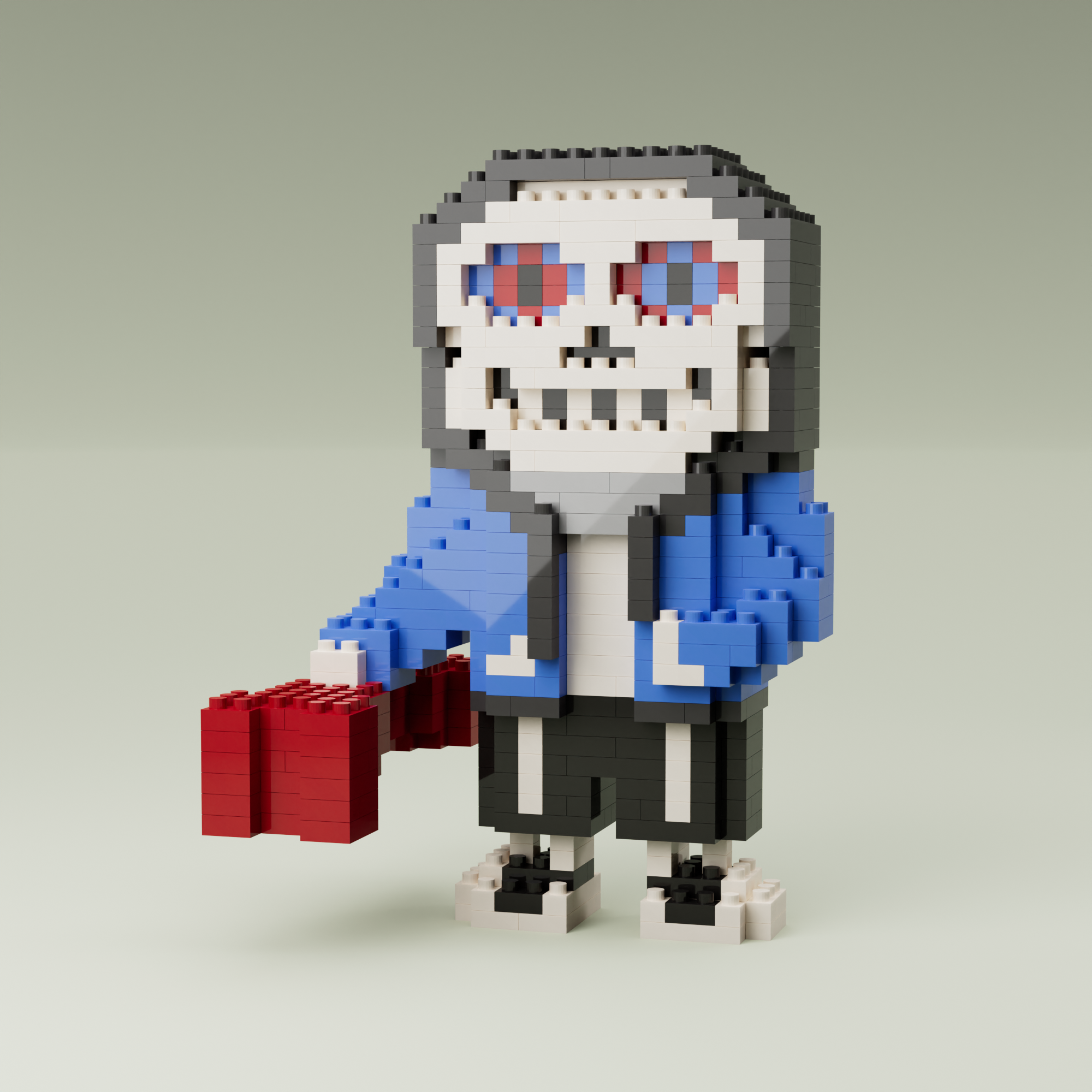 Undertale AU sans Mini Blocks - Killer!sans – USECUBES Mini Blocks